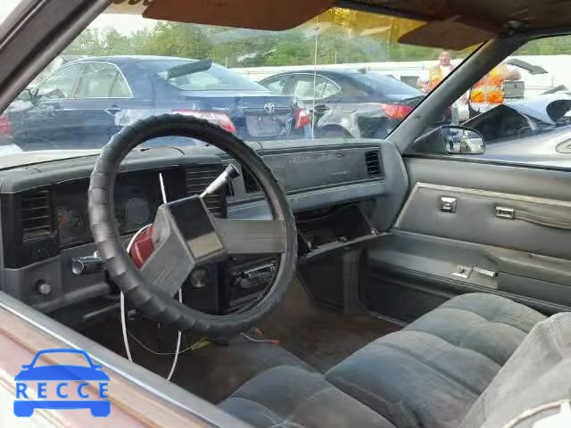 1987 CHEVROLET EL CAMINO 3GCCW80H7HS914508 зображення 9