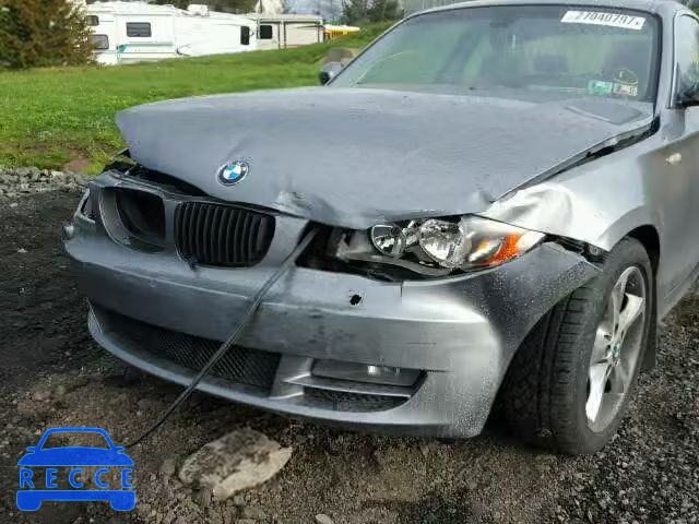 2009 BMW 128I WBAUP93579VF48795 зображення 8