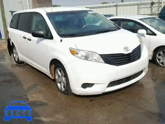 2011 TOYOTA SIENNA 5TDZK3DCXBS033613 image 0