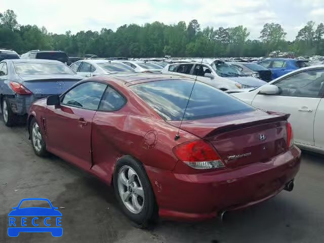 2005 HYUNDAI TIBURON KMHHM65D45U162277 image 2