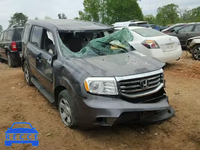 2014 HONDA PILOT LX 5FNYF3H21EB012921 image 0