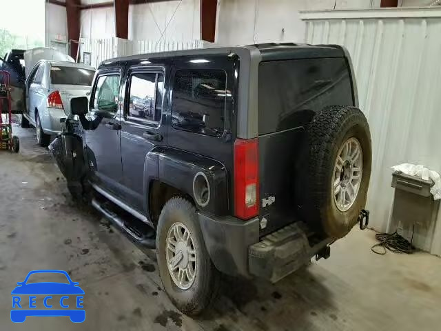 2009 HUMMER H3 SUV 5GTEN13E298118305 image 2