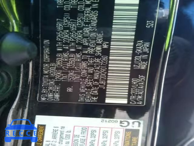2009 LEXUS GX 470 JTJBT20X290172260 image 9