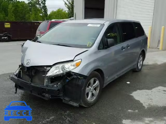 2011 TOYOTA SIENNA 5TDZK3DC8BS017975 зображення 1