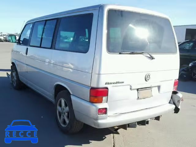 2002 VOLKSWAGEN EUROVAN GL WV2KB470X2H031018 зображення 2