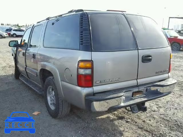 2001 CHEVROLET SUBURBAN 1GNEC16T11J249625 image 2