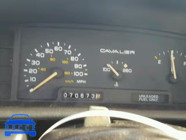 1992 CHEVROLET CAVALIER V 1G1JC5440N7160280 image 7