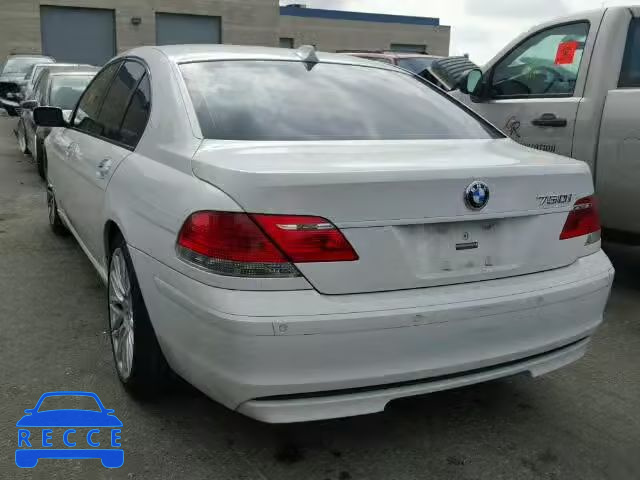 2008 BMW 750 WBAHL83528DT11771 зображення 2