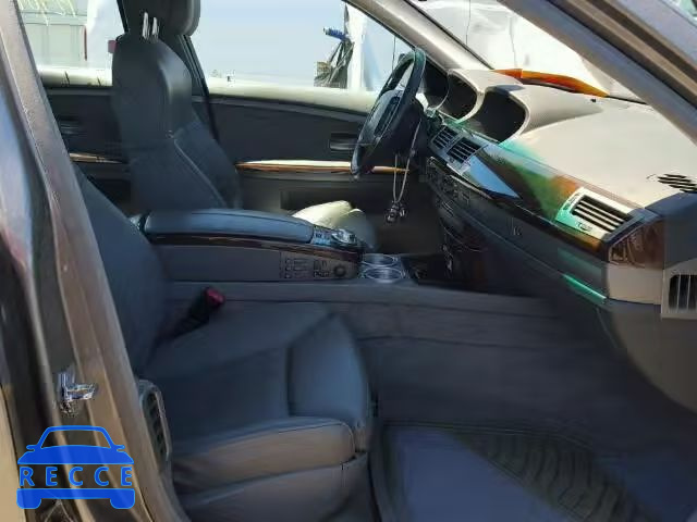 2005 BMW 745I WBAGL63545DP74717 image 4