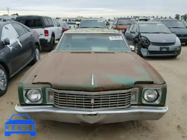 1972 CHEVROLET MONTECARLO 1H57J2L559985 Bild 8