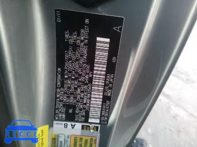 2011 TOYOTA FJ CRUISER JTEBU4BF9BK105645 image 9