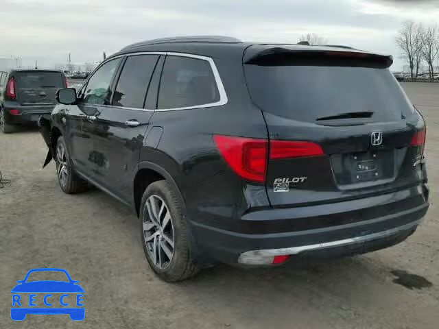 2016 HONDA PILOT TOUR 5FNYF6H9XGB510827 image 2