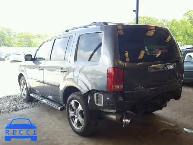 2013 HONDA PILOT EXLN 5FNYF4H71DB055400 image 2