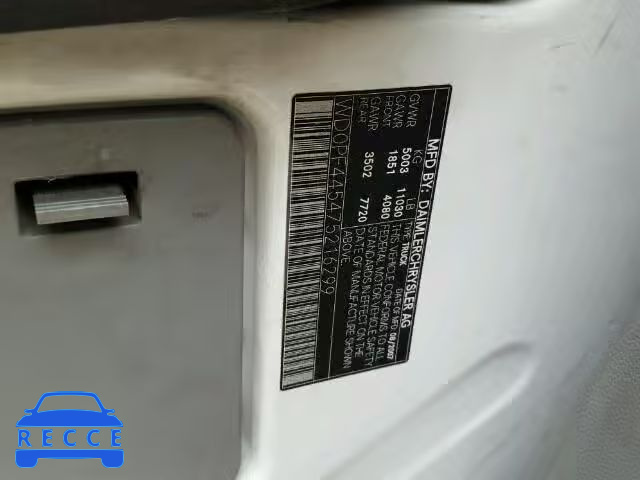 2007 DODGE SPRINTER 3 WD0PF445475216299 image 9