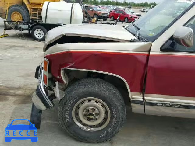 1992 CHEVROLET K1500 2GCEK19K3N1122972 image 9