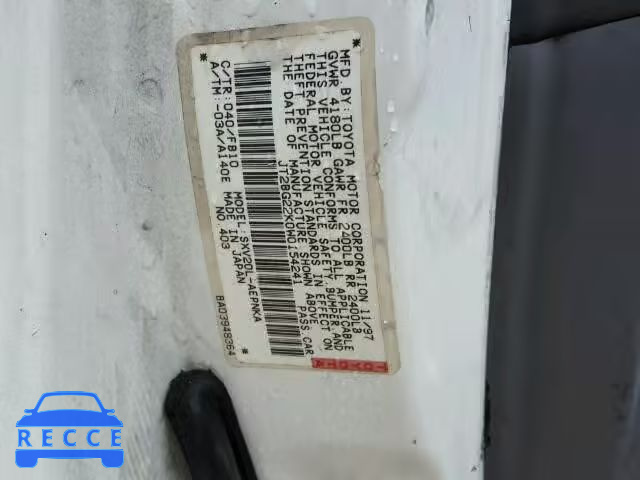 1998 TOYOTA CAMRY JT2BG22K0W0154241 image 9