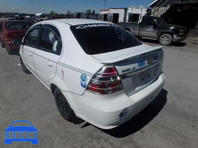 2009 CHEVROLET AVEO LS 3G1TV55E69L116828 зображення 3