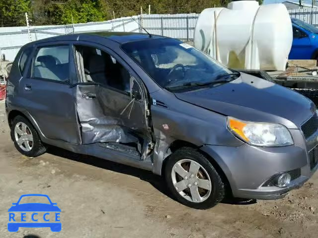 2009 CHEVROLET AVEO LS KL1TV65E09B364725 image 8