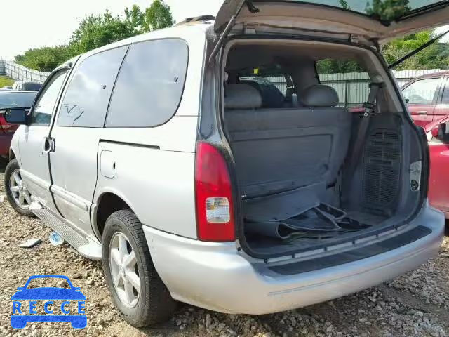 2001 NISSAN QUEST GLE 4N2ZN17T01D824327 Bild 2