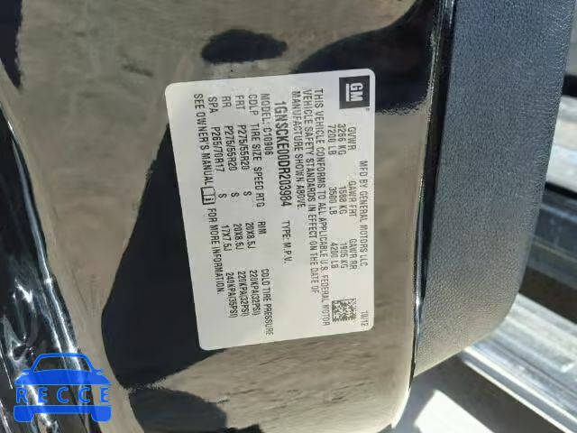 2013 CHEVROLET C1500 SUBU 1GNSCKE00DR203984 image 9