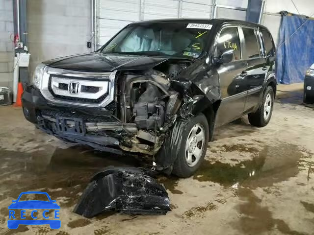 2011 HONDA PILOT LX 5FNYF4H2XBB090373 image 1