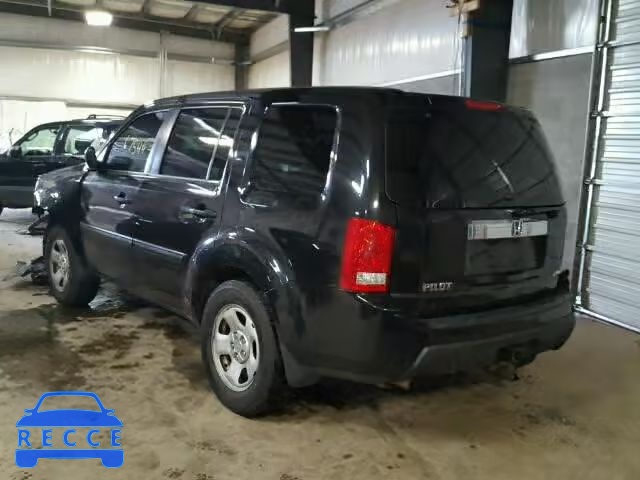 2011 HONDA PILOT LX 5FNYF4H2XBB090373 image 2