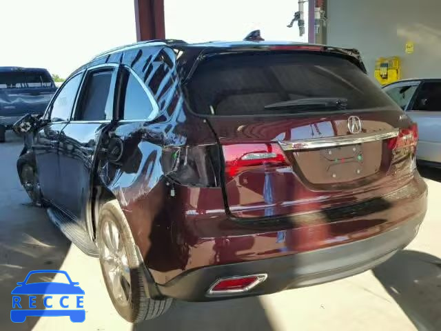 2015 ACURA MDX Advance 5FRYD3H81FB002271 image 2