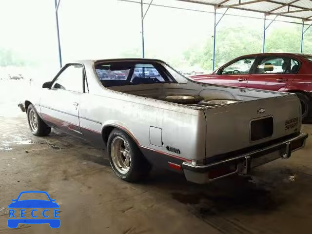 1986 CHEVROLET EL CAMINO 3GCCW80Z7GS912152 image 2