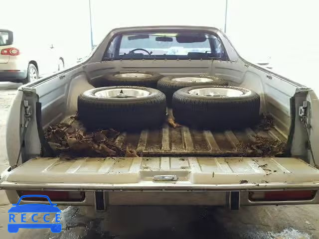 1986 CHEVROLET EL CAMINO 3GCCW80Z7GS912152 зображення 5