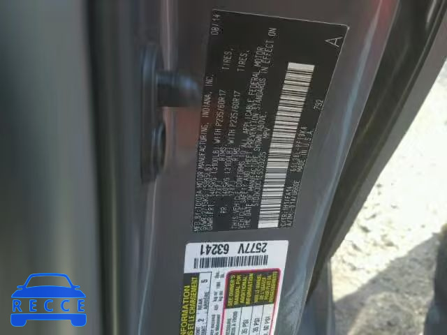 2014 TOYOTA SIENNA 5TDZK3DC1ES520235 image 9