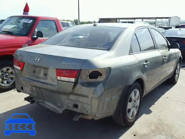 2008 HYUNDAI SONATA 5NPET46C68H377937 image 3