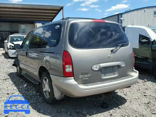 2002 NISSAN QUEST SE 4N2ZN16T12D805319 зображення 2