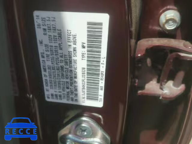 2015 ACURA RDX 5J8TB4H33FL009538 image 9