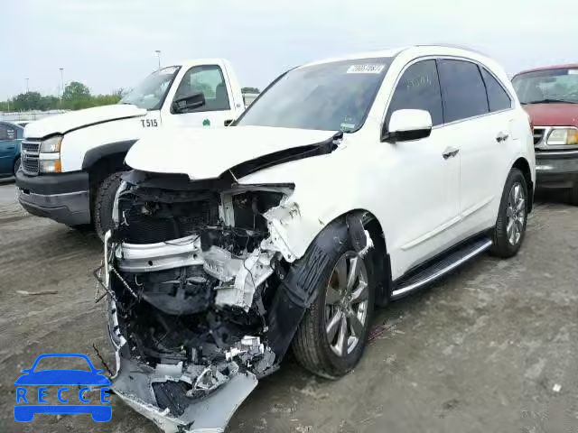 2014 ACURA MDX Advance 5FRYD4H87EB027650 image 1