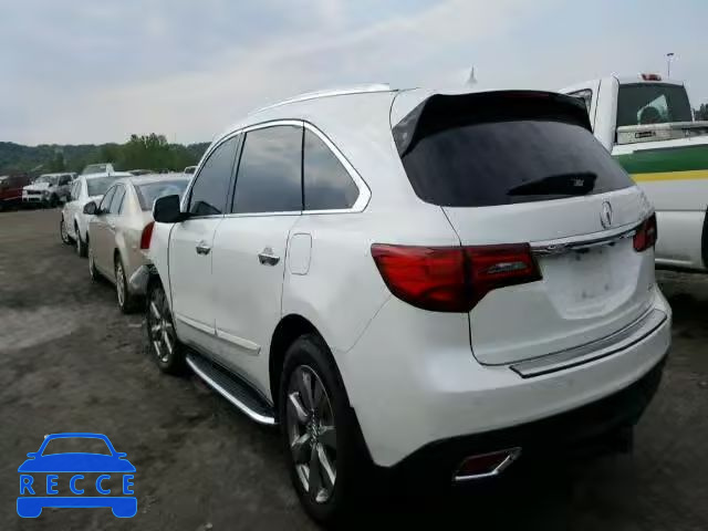 2014 ACURA MDX Advance 5FRYD4H87EB027650 image 2