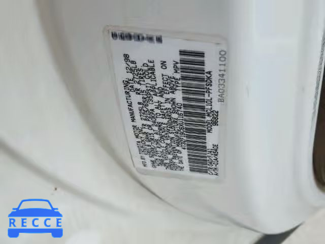 1999 TOYOTA SIENNA CE 4T3ZF19C6XU116740 image 9