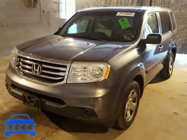 2013 HONDA PILOT LX 5FNYF4H26DB074142 image 1