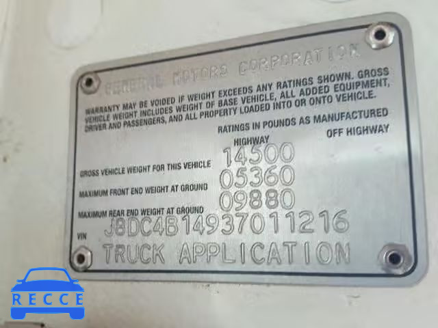 2003 GMC W4500 W450 J8DC4B14937011216 Bild 9