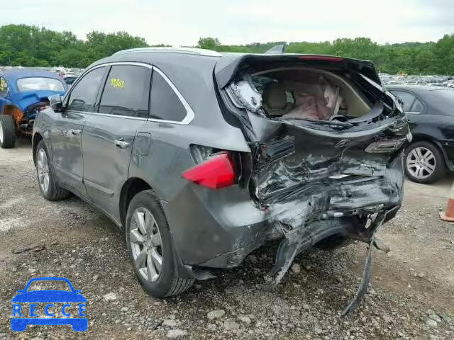 2014 ACURA MDX Advance 5FRYD4H89EB022451 image 2