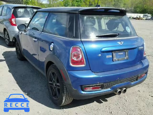 2012 MINI COOPER S WMWSV3C54CTY19385 image 2