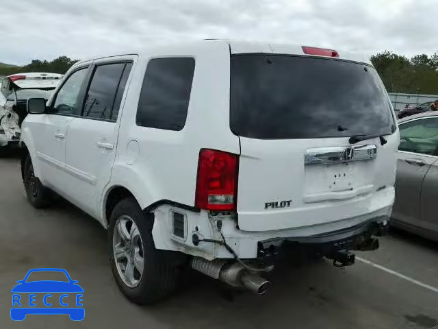 2013 HONDA PILOT EXLN 5FNYF4H72DB054997 image 2