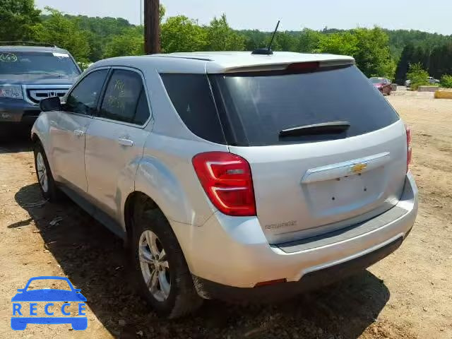 2017 CHEVROLET EQUINOX LS 2GNALBEK6H6103127 image 2