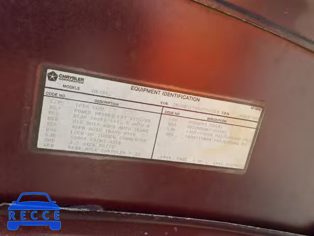 1994 DODGE RAM VAN B2 2B6HB21Y0RK556984 image 9