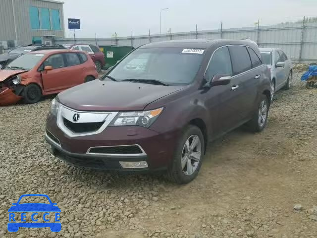 2013 ACURA MDX Advance 2HNYD2H65DH002575 image 1