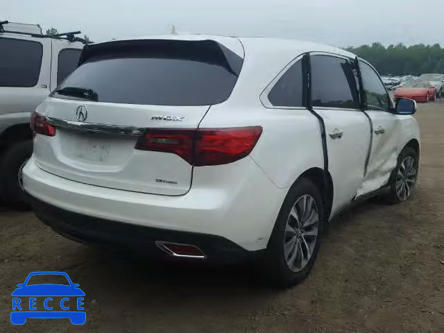 2014 ACURA MDX TECH 5FRYD4H48EB046639 зображення 3