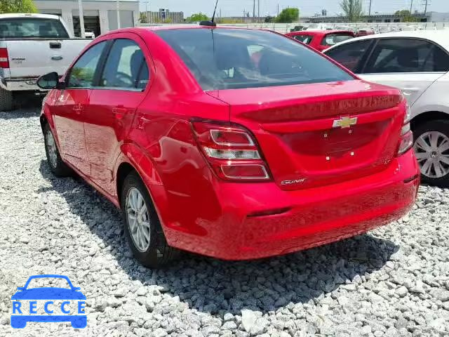 2017 CHEVROLET SONIC LT 1G1JD5SH5H4106787 image 2