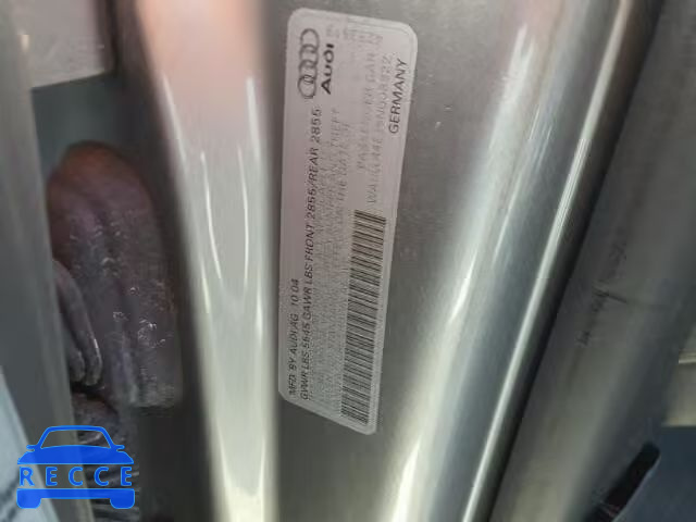 2005 AUDI A8 QUATTRO WAULL44E25N008822 image 9