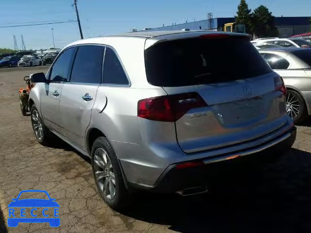 2011 ACURA MDX Advance 2HNYD2H53BH533570 image 2