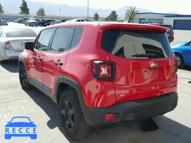 2015 JEEP RENEGADE S ZACCJAATXFPB41217 image 2