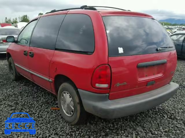 1997 PLYMOUTH VOYAGER 2P4GP25R7VR338579 image 2